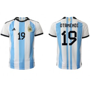 Argentina Nicolas Otamendi #19 Domaci Dres SP 2022 Kratak Rukavima
